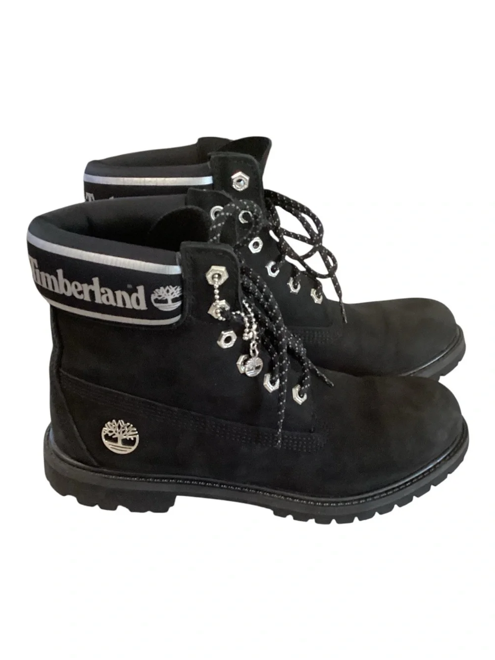 Timberland Stone Street 6-Inch Waterproof Boots, Black, Size 9.5,  NWOT, display